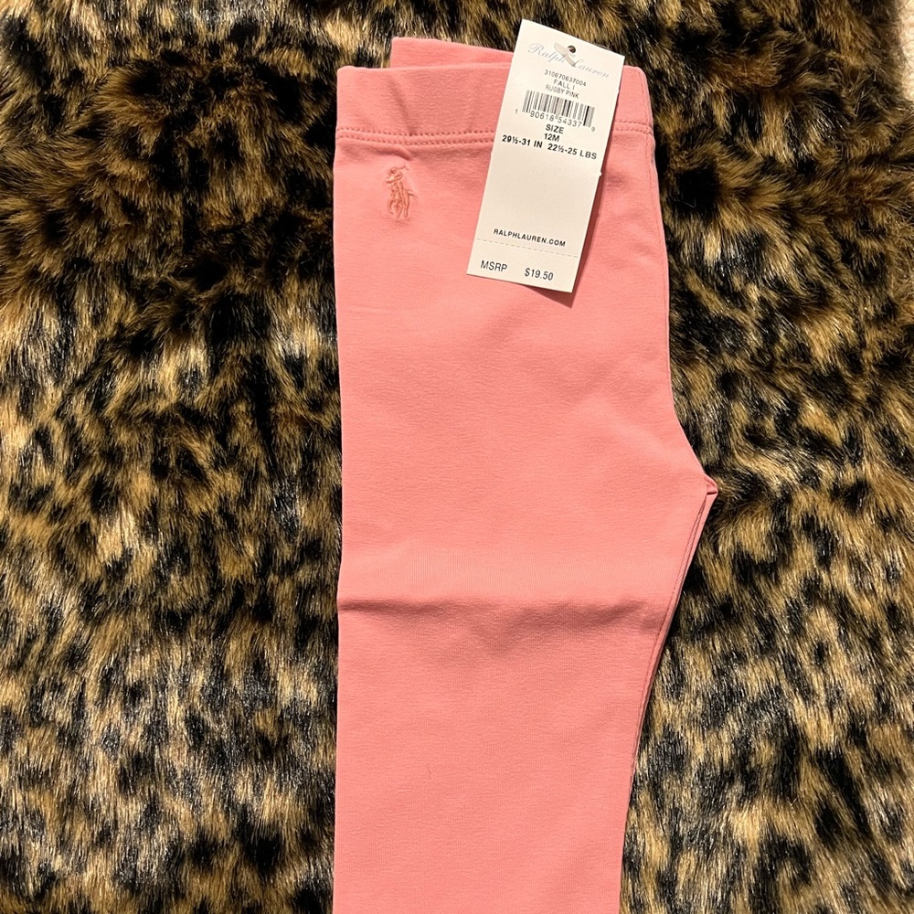 Polo by Ralph Lauren  Scalloped leggings NWT